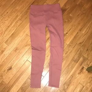 Pink fabletics work out leggings